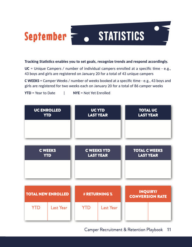 Camper Recruitment &amp; Retention Playbook - p11